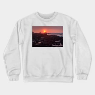 Red and Orange Sunset Crewneck Sweatshirt